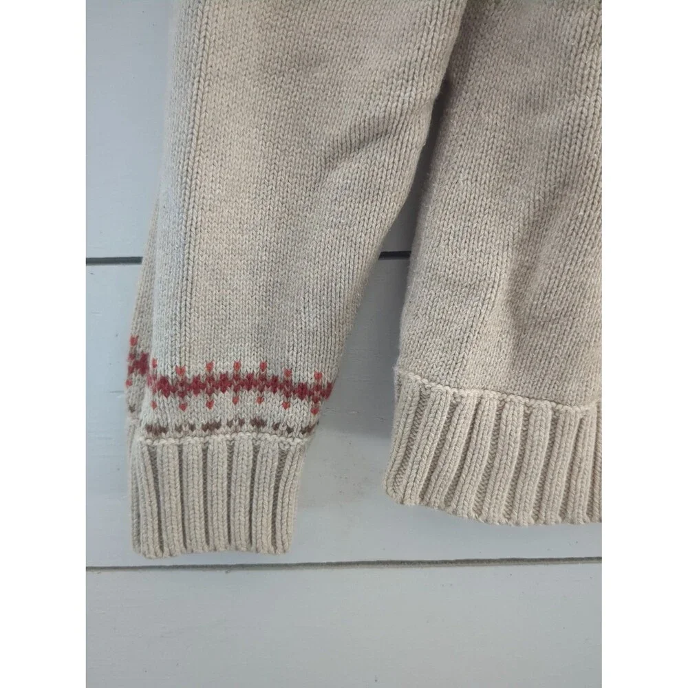 Lands end and heavyweight sweater Fair Isle cottage boho fall winter